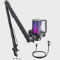 MAONO DGM20S USB Microfoon met RGB Verlichting en Ruisonderdrukking - Ideaal voor Streaming & Podcasts