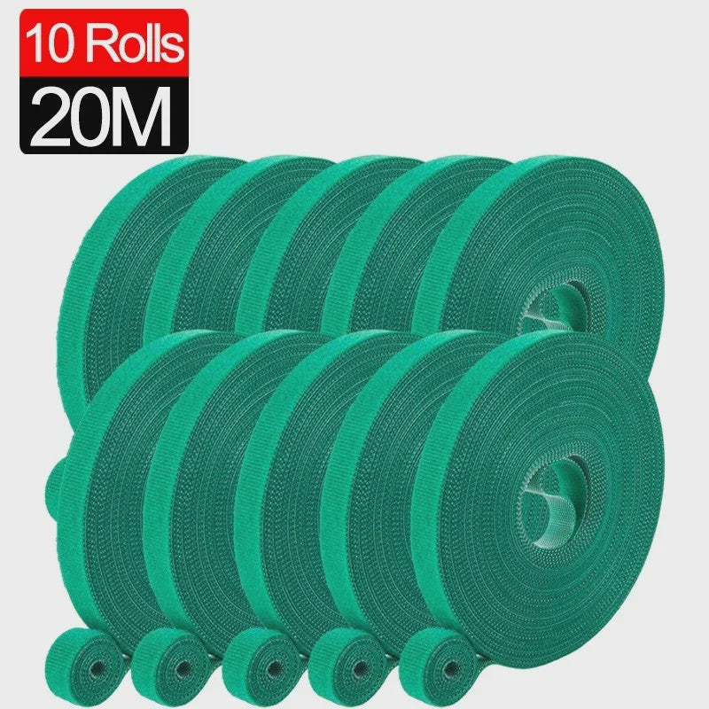 20 Meter Herbruikbare Plantenband - Verstelbare Nylon Tuinband voor Plantensteun