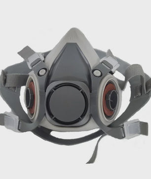 Industrieel Halfgelaatsmasker met Goggles en Filters voor Verf, Chemische Dampen en Stof