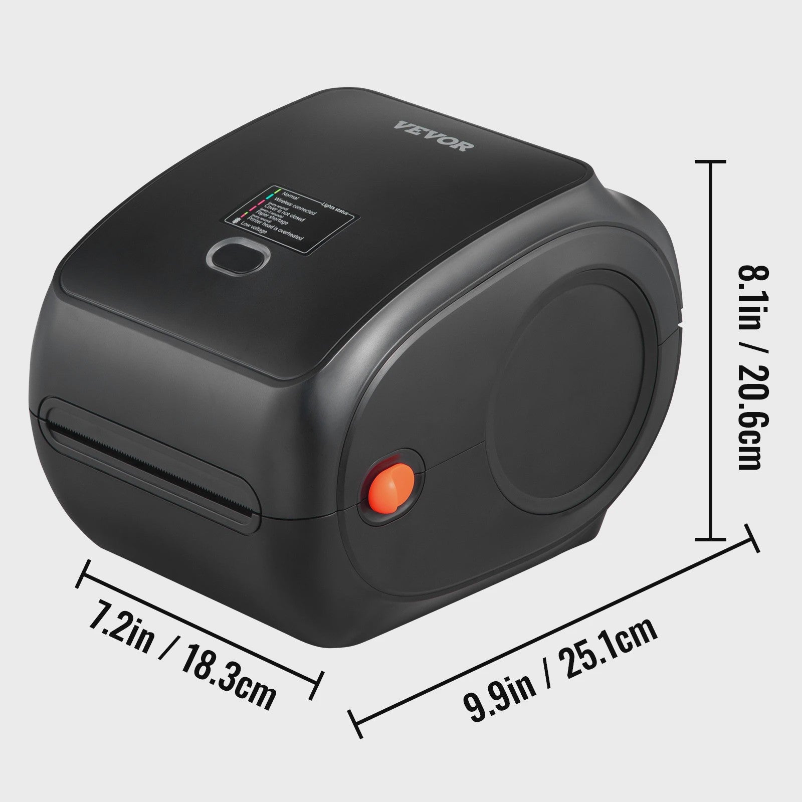 300DPI Bluetooth Thermische Label Printer met Automatische Papierherkenning