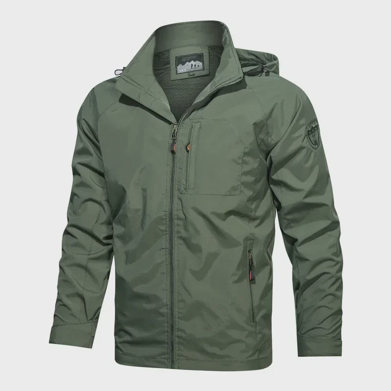 Waterdichte Heren Outdoor Jas - Ademend & Winddicht voor Camping, Vissen en Wandelen