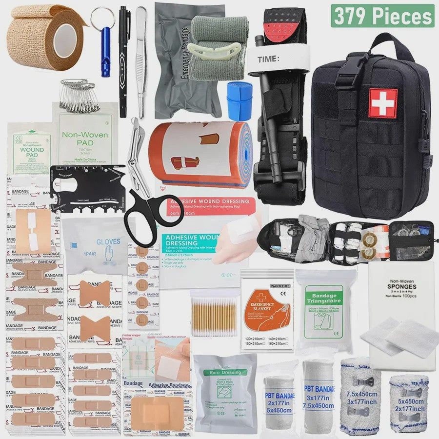 Professionele 379-delige EHBO- en Survival Kit voor Noodgevallen