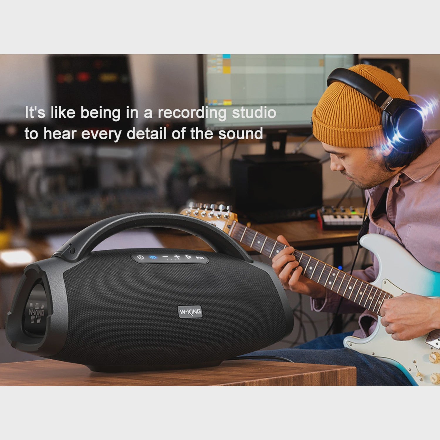 W-KING X20 Draagbare Bluetooth Speaker 200W RMS - Massieve Bas, IPX7 Waterdicht & 24u Speeltijd
