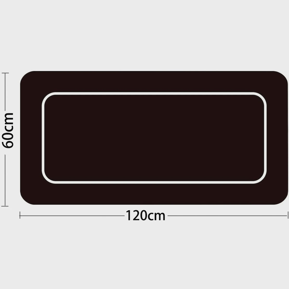 Professionele Poker Tafelmat 120x60cm - Anti-slip Rubber voor Texas Hold'em Partijen
