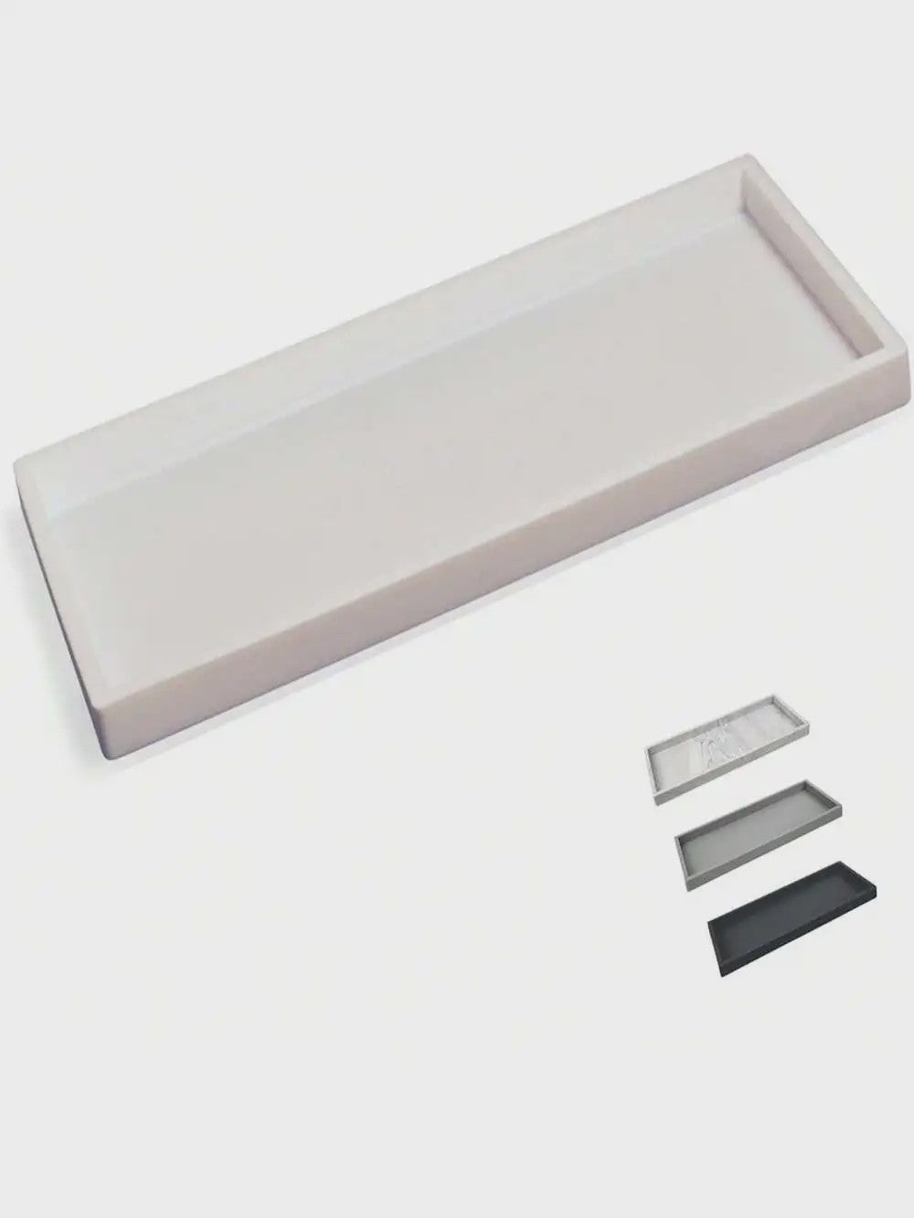 Zachte Siliconen Dienblad Organizer voor Badkamer & Make-up Tafel - Sieraden & Toiletartikelen