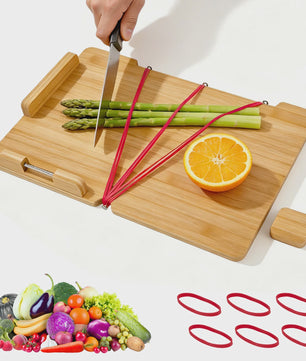 Multifunctionele Bamboe Snijplank - Ideaal voor Vlees, Groenten & Fruit