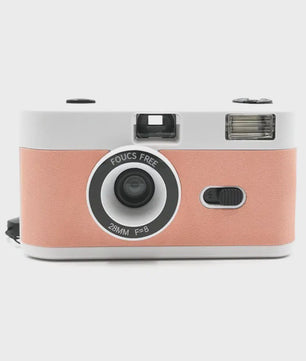 Retro 35mm Filmcamera met Ingebouwde Flits - Herbruikbaar en Stijlvol