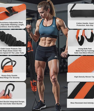 Verstelbare Pull-Up Assist Band voor Krachttraining & Fitness
