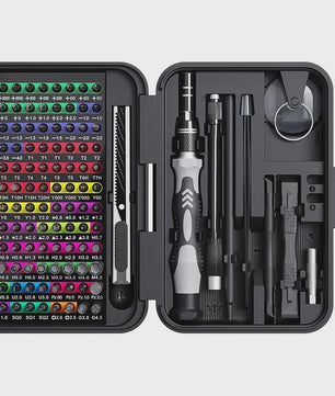 132-delige Precisie Schroevendraaierset - Professionele Handgereedschap Kit voor Elektronica