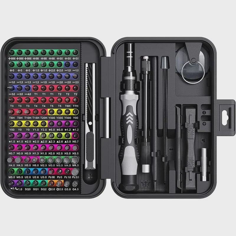 132-delige Precisie Schroevendraaierset - Professionele Handgereedschap Kit voor Elektronica