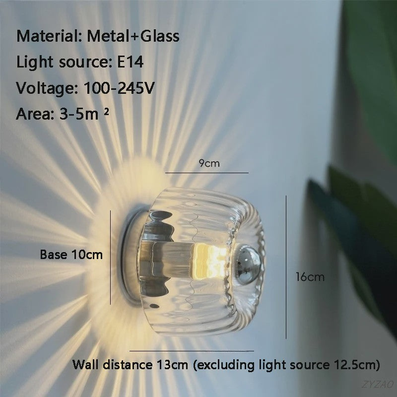 Moderne LED Plafondlamp Glas - Bauhaus Stijl, Retro Design voor Woonkamer, Hal & Corridor