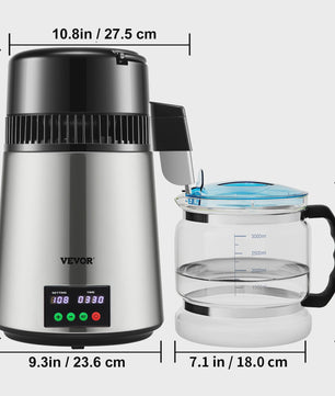 4L Water Distilleerder met Touchscreen - Zuiver en Verfrissend Drinkwater