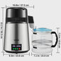 4L Water Distilleerder met Touchscreen - Zuiver en Verfrissend Drinkwater