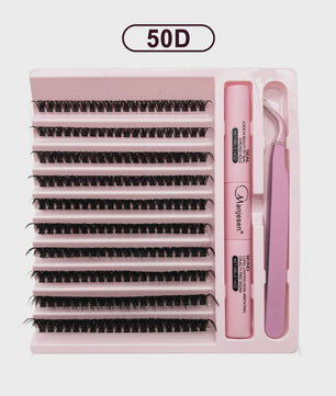 DIY Wimperextensie Kit: Clusters, Bond, Seal & Tweezer voor Professionele Look