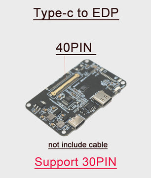 Type-C naar EDP Driver Board voor 2K/4K Schermen - 30/40 Pin Connectoren