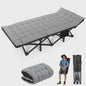 Opvouwbaar Campingbed met Matras - Draagbaar & Robuust Kampeerbed voor Volwassenen (200kg)
