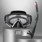 Complete Dry Snorkel Set voor Volwassenen: 3-Raams Anti-Condens Duikmasker met PC Lens en Snorkel