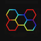 RGB Hexagon Muurverlichting met App Bediening - Sfeervolle Verlichting voor Gaming, Bar & Meer