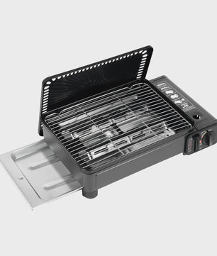 Draagbare Camping Gas BBQ Grill - Compact & Krachtig voor Buitenavonturen