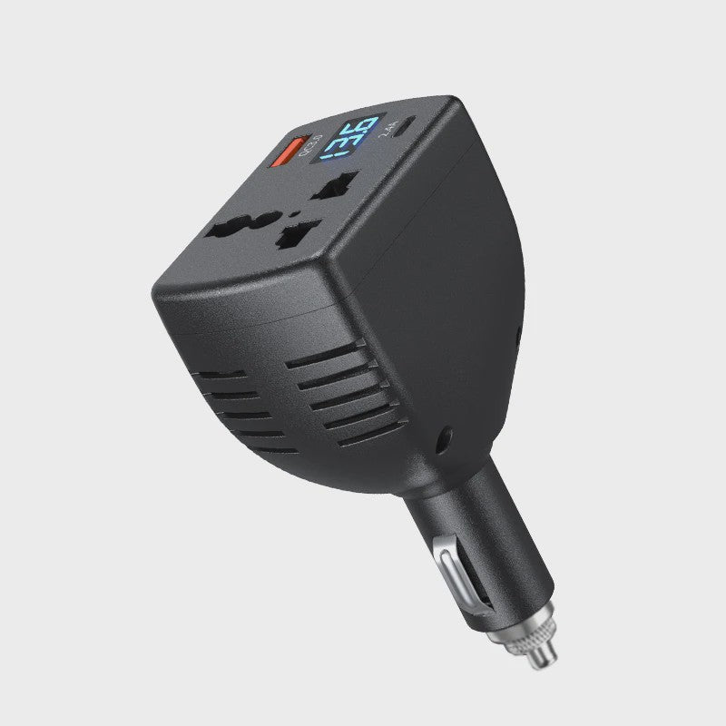 150W Auto Omvormer 12V naar 220V met USB Autolader - Krachtige Spanningsomvormer