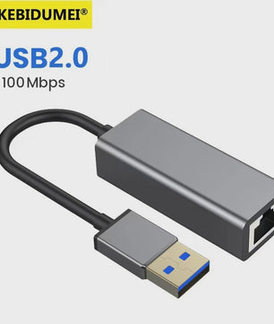 Gigabit Ethernet Adapter: USB-C & USB-A naar RJ45 (1000Mbps)
