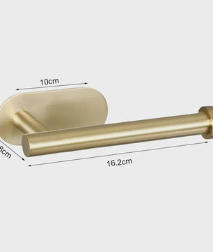 Zelfklevende RVS Toiletrolhouder & Keukenrolhouder - Wandmontage