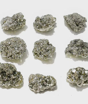 Natuurlijke Peru Pyriet Kristal Cluster - Uniek Mineraal voor Huisdecoratie & Energie