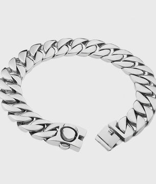 Gouden Hondenketting 32mm RVS - Stoere Halsband voor Grote Rassen