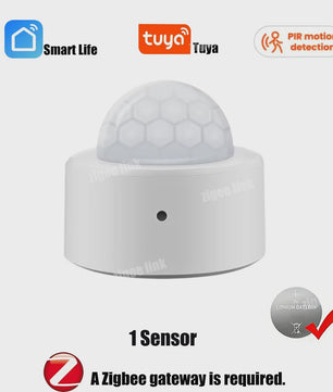 ZigBee 3.0 PIR Bewegingsmelder - Draadloze Slimme Thuisbeveiliging