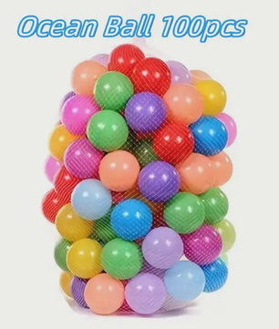 Vrolijke Ocean Ballen Speelgoed - Zachte Plastic Ballen voor Binnen en Buiten Plezier