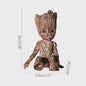 Groot Plantenpot & Decoratief Figuur - Leuke Woondecoratie
