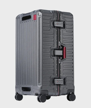 Luxe Aluminium Frame Koffer Trolley - 20-30 inch - Reisbagage Heren & Dames - Met USB Poort & Bekerhouder