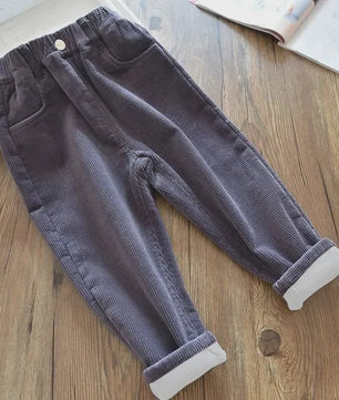 Warme Corduroy Broek Kinderen - Herfst/Winter Casual & Sportief