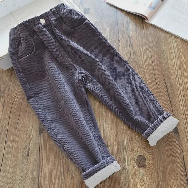 Warme Corduroy Broek Kinderen - Herfst/Winter Casual & Sportief