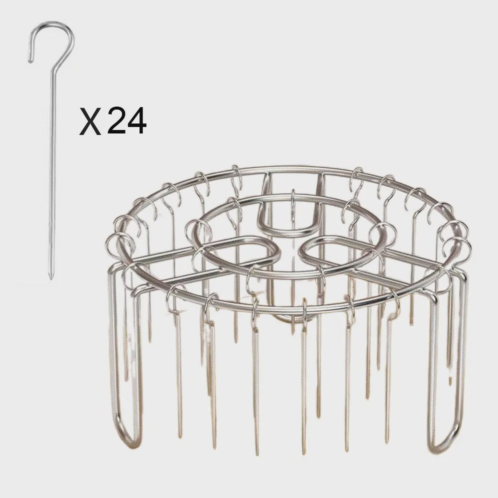 Verticale Grill Racks van Roestvrij Staal - 12/24/49 Spiesjes Houder