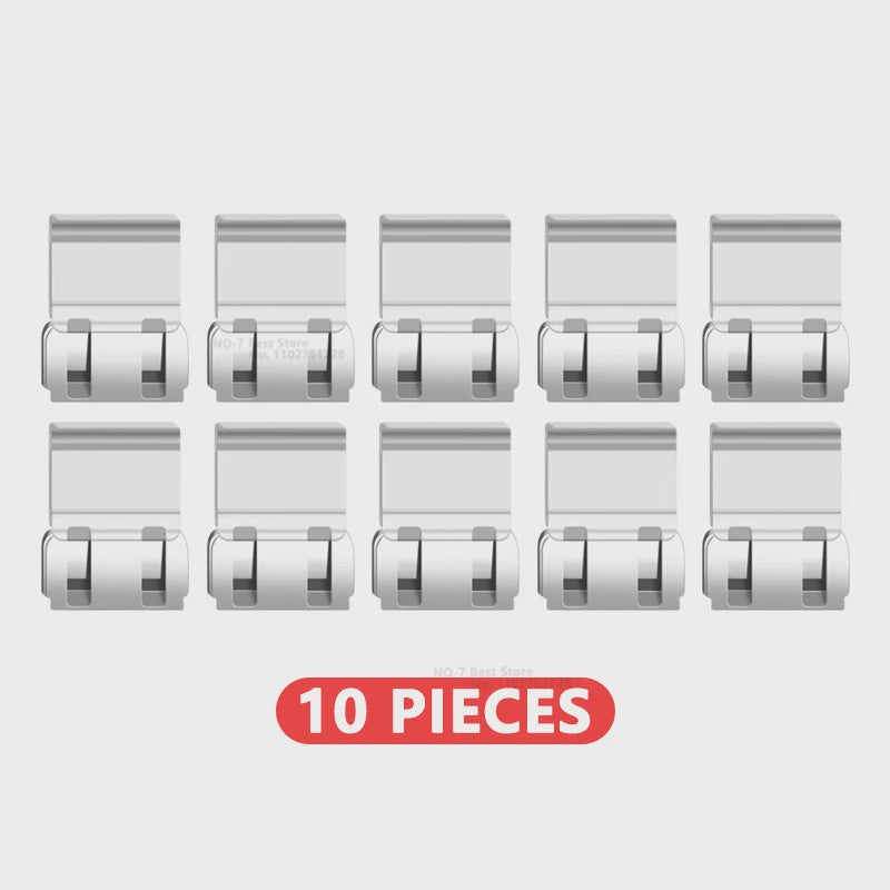 Onzichtbare Broek Verklenger Clips - 10 Stuks - Snel Broekspijpen Inkorten Zonder Naaien