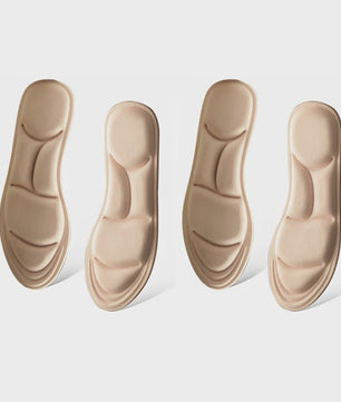 5D Massage Memory Foam Inlegzolen - Ademend, Dempende Steunzolen voor Sport & Dagelijks Gebruik