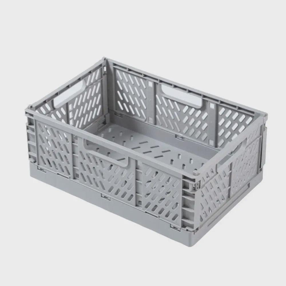 Opvouwbare Opbergkratten - Stapelbare Plastic Manden voor Thuis, Kantoor en Klaslokaal