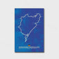 Formule 1 Circuit Poster Canvas - F1 Race Track Kunst Print voor Woonkamer Decoratie