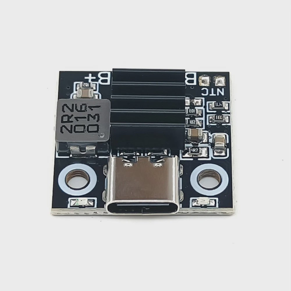 USB-C Lithium Batterij Laadmodule met Bescherming en Indicator