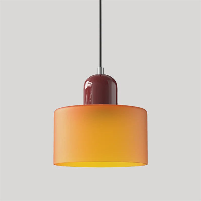 Moderne Glazen Hanglamp E27 - Sfeervolle Verlichting voor Slaapkamer, Nachtkastje of Bar