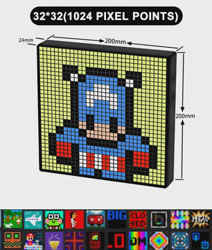 Slimme LED Pixel Matrix Display 64x64 RGB - APP Control & DIY Kunst
