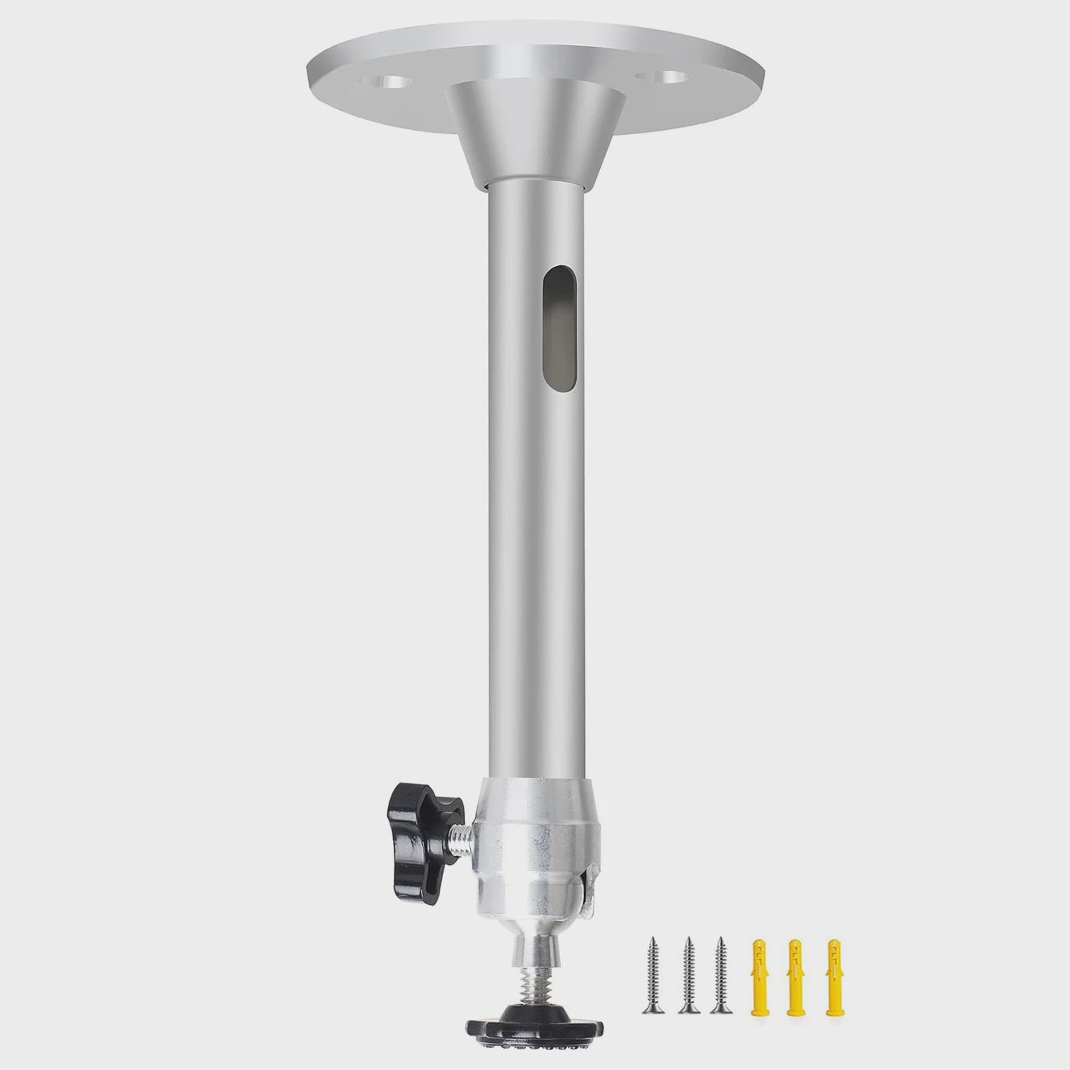 Universele Aluminium Beamer Beugel - 360° Draaibaar voor Plafond, Muur & Vloer