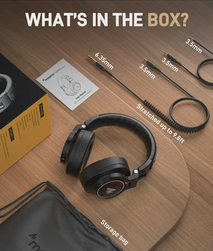 MAONO MH700 Professionele Studio Monitor Koptelefoon - 50mm Driver, Over-Ear, DJ & Podcast