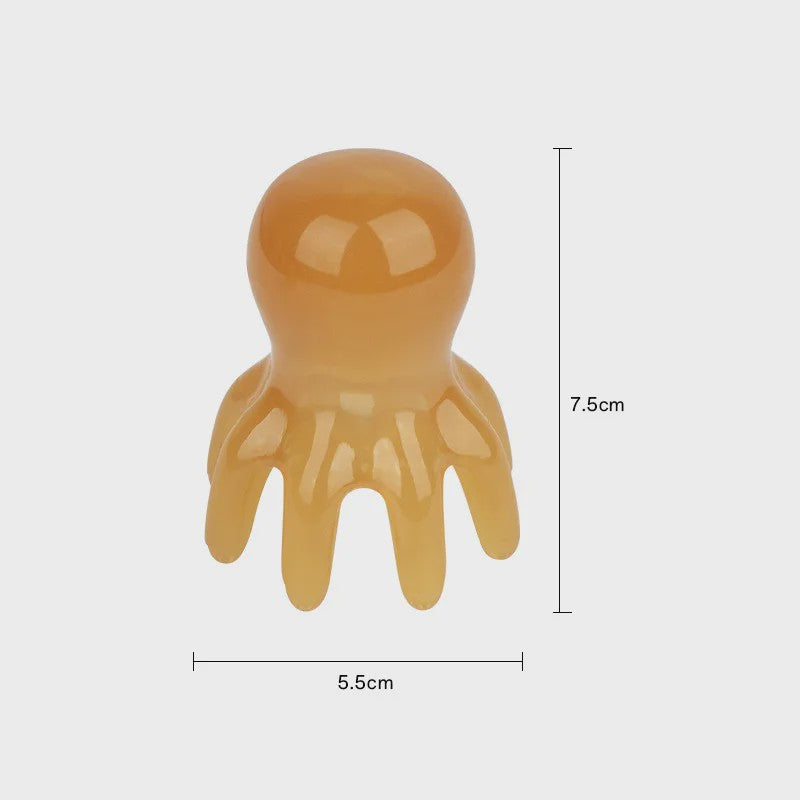Octopus Hoofdmassager - Ontspannende Hoofdhuidmassage & Acupressuur Tool