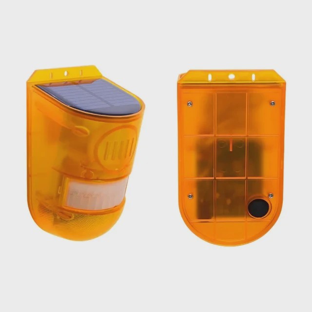 Draadloze Zonnesensor Alarm met Sirene & Strobe Licht - Tuin & Huisbeveiliging