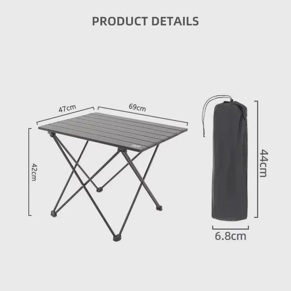 Tarka Opvouwbare Campingtafel - Lichtgewicht Aluminium Tafel voor Buiten, BBQ & Picknick
