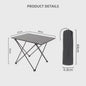 Tarka Opvouwbare Campingtafel - Lichtgewicht Aluminium Tafel voor Buiten, BBQ & Picknick