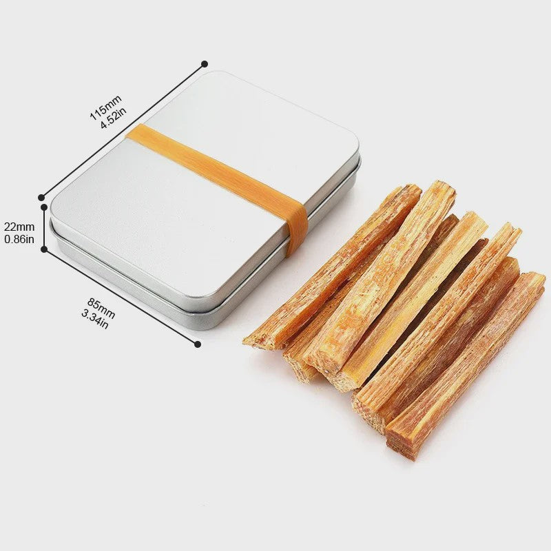 Fatwood Fire Starter Sticks - Natuurlijke Aanmaakhoutjes voor Buiten & Survival