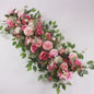Luxe Witte Kunstbloemen Slinger 100cm - Bruiloft Tafeldecoratie & Achtergrond